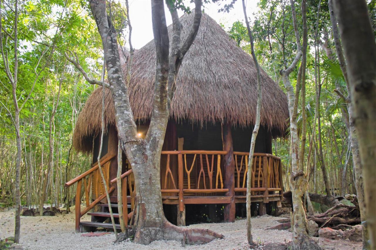 Aldea Maya-Ha Cabanas Con Cenotes Puerto Morelos Eksteriør billede