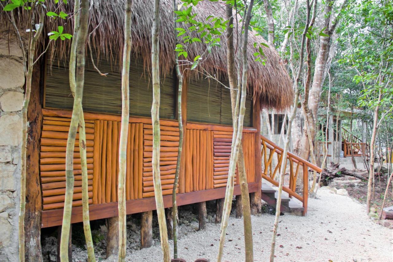 Aldea Maya-Ha Cabanas Con Cenotes Puerto Morelos Eksteriør billede