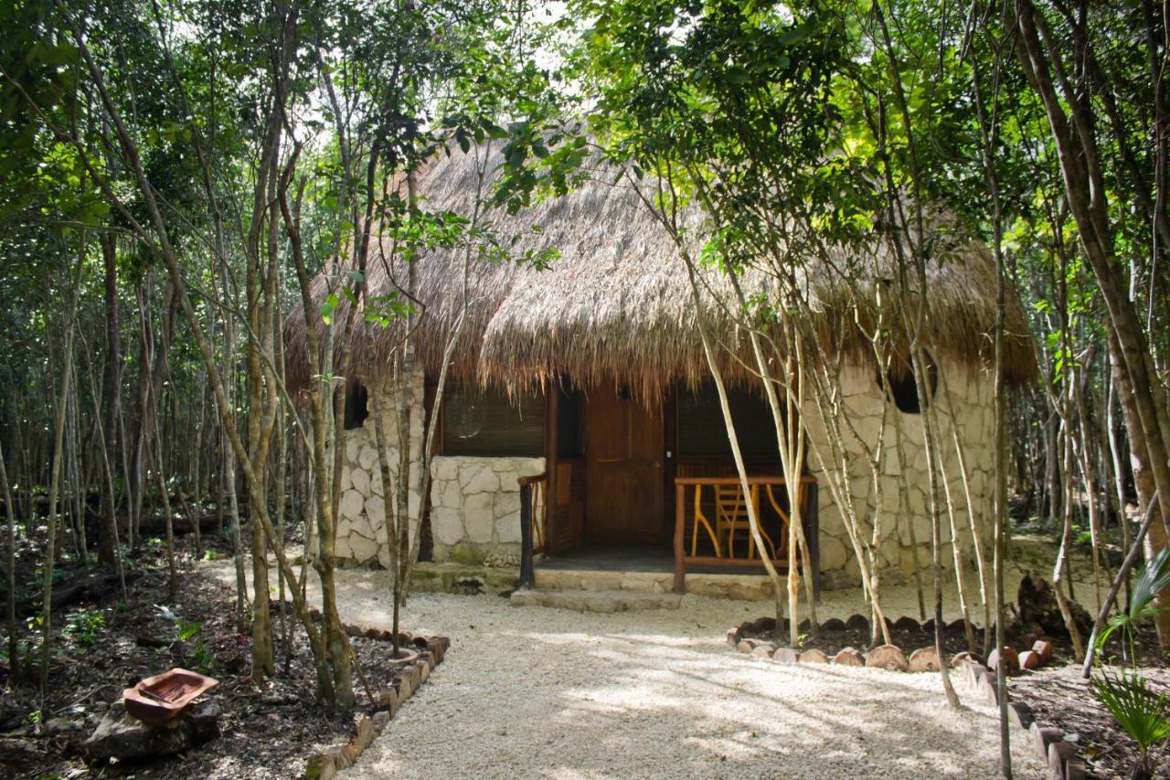 Aldea Maya-Ha Cabanas Con Cenotes Puerto Morelos Eksteriør billede