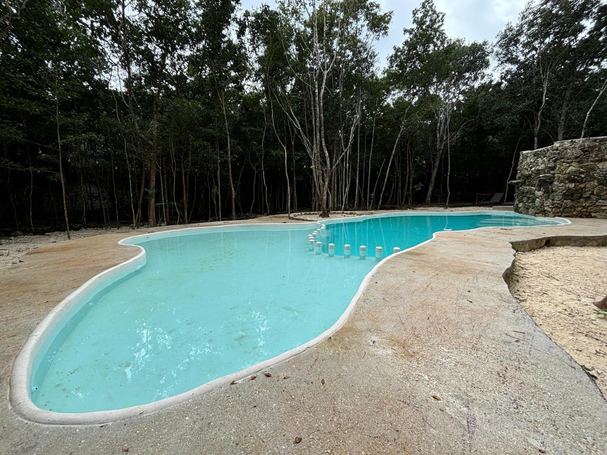 Aldea Maya-Ha Cabanas Con Cenotes Puerto Morelos Eksteriør billede