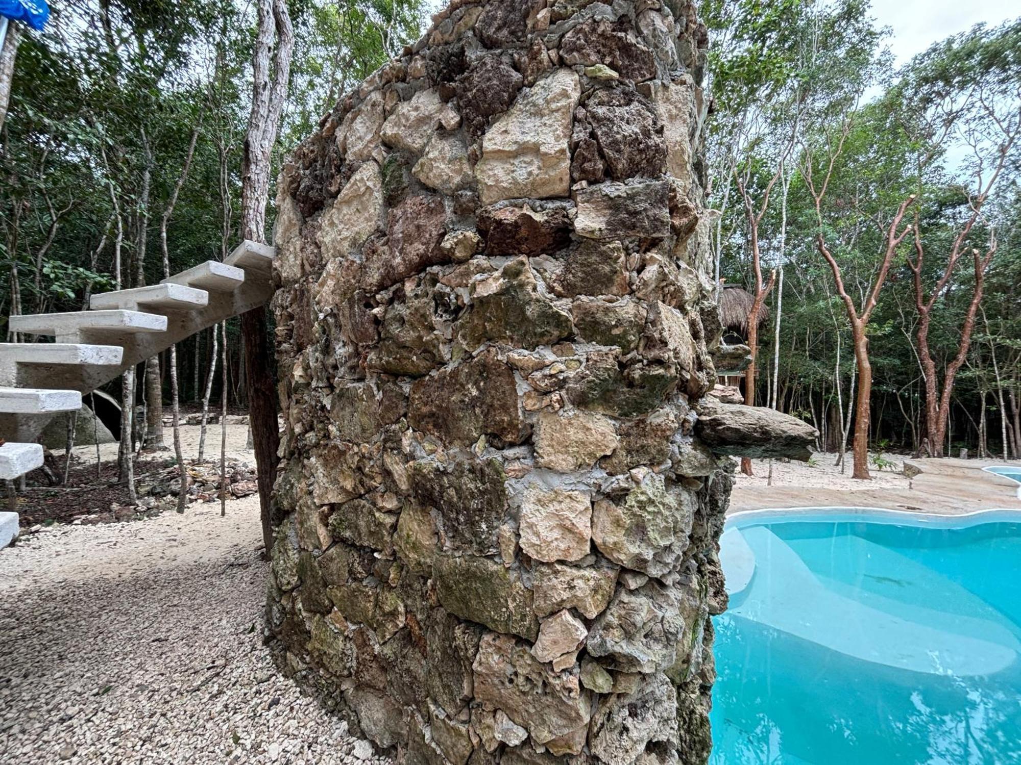 Aldea Maya-Ha Cabanas Con Cenotes Puerto Morelos Eksteriør billede