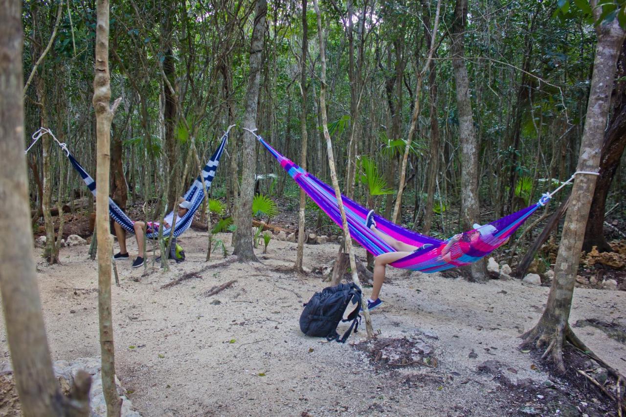 Aldea Maya-Ha Cabanas Con Cenotes Puerto Morelos Eksteriør billede