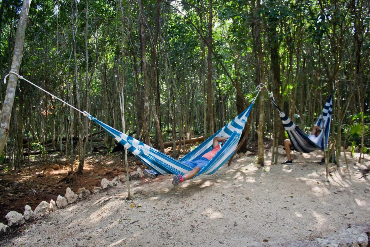 Aldea Maya-Ha Cabanas Con Cenotes Puerto Morelos Eksteriør billede